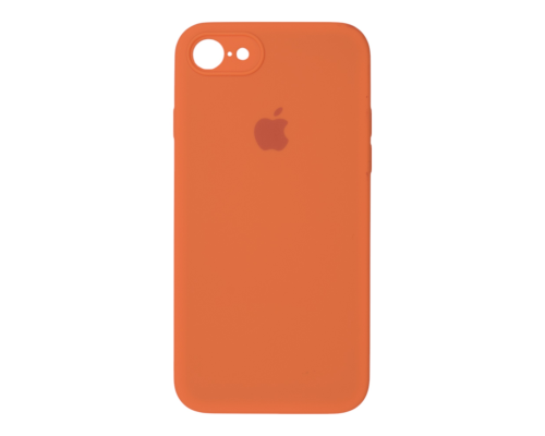 Чохол Silicone Case Квадратні Борти Full Camera iPhone 7 orange PLS-00-00123113