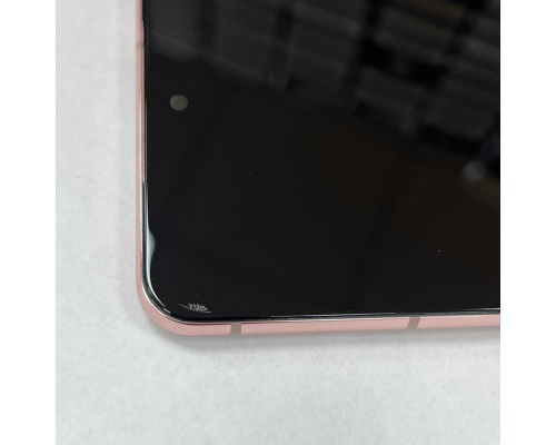 Дисплей Samsung G991 Galaxy S21 з сенсором та рамкою lavender (OLED SOFT) (Big size) (УЦІНКА) PLS-00-00174403