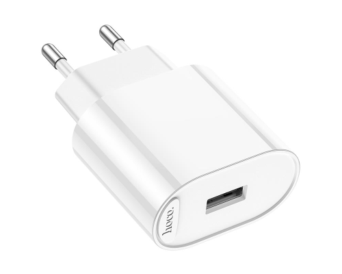 Зарядний пристрій Hoco C109A 10.5W 2.1A USB-A white PLS-00-00149130