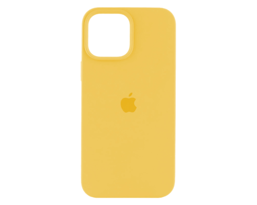 Чохол Silicone Case Full Protective iPhone 15 Pro yellow PLS-00-00108972
