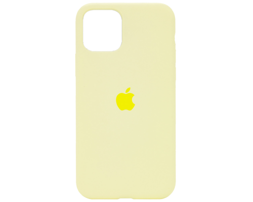 Чохол Silicone Case Full Protective iPhone 11 Pro Max cream yellow PLS-00-00108877