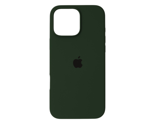 Чохол Silicone Case Full Protective iPhone 16 Pro dark green PLS-00-00130614
