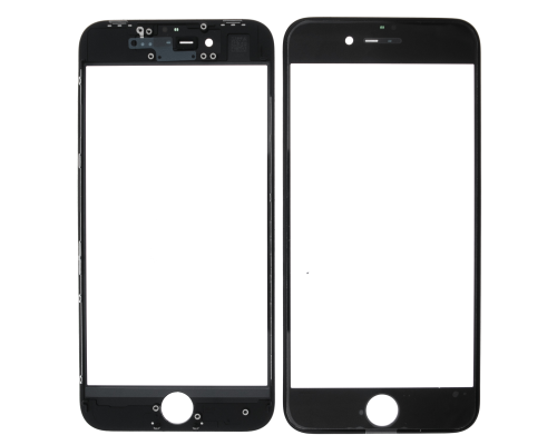 Скло дисплея iPhone 8 з рамкою та OCA black SJ (2ШТ) (Original China) PLS-00-00100372