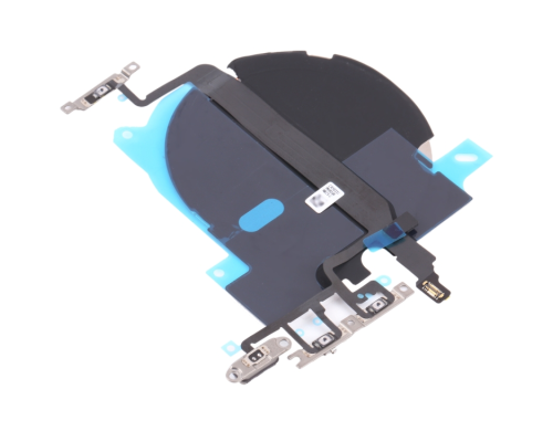 Шлейф iPhone 13 Pro з кнопками ввімкнення, гучності та бездротовою зарядкою (Original Used) PLS-00-00107492