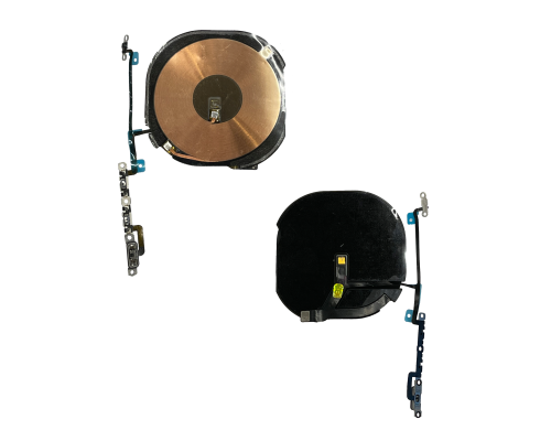 Шлейф iPhone XS Max з кнопками гучності та бездротовою зарядкою (Original Used) PLS-00-00107464