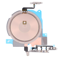 Шлейф iPhone 13 Pro з кнопками ввімкнення, гучності та бездротовою зарядкою (Original Used) PLS-00-00107492