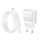 Зарядний пристрій Hoco C109A 20W 3A USB-C з кабелем С-L white PLS-00-00149688