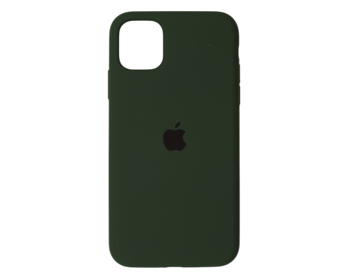 Чохол Silicone Case Full Protective iPhone 11 dark green PLS-00-00123384