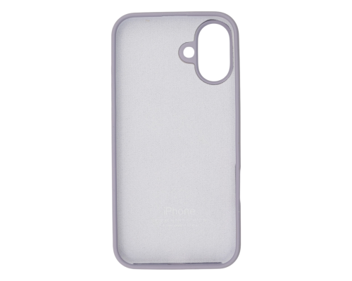 Чохол Silicone Case Full Protective iPhone 16 Plus lavender gray PLS-00-00130636
