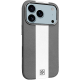 Чохол шкіряний Rally with Magnetic для iPhone 17 Pro gray white PLS-00-00160026