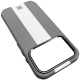 Чохол шкіряний Rally with Magnetic для iPhone 17 Pro gray white PLS-00-00160026