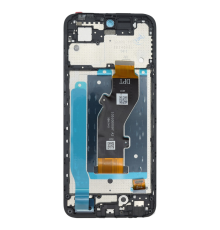 Дисплей Infinix Hot 50i з сенсором та рамкою black (Service) (ver. DPT) PLS-00-00173279