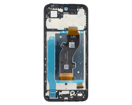 Дисплей Infinix Hot 50i з сенсором та рамкою black (Service) (ver. DPT) PLS-00-00173279