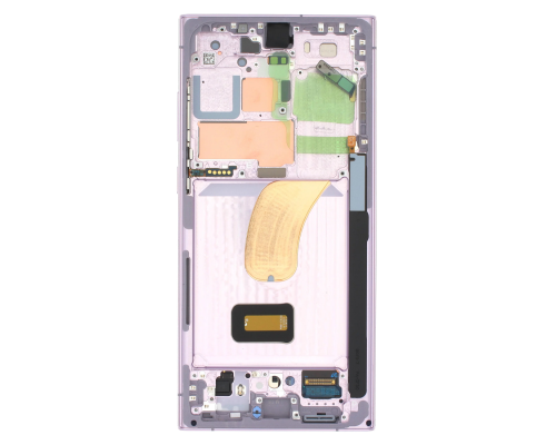 Дисплей Samsung S918 Galaxy S23 Ultra з сенсором та рамкою lavander (Original) PLS-00-00107543