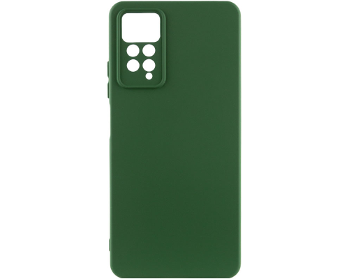 Чохол Silicone Cover Full Camera Xiaomi Redmi Note 11 Pro 5G dark green PLS-00-00118621