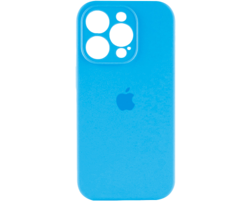 Чохол Silicone Case Full Camera Protective iPhone 15 Pro Max light blue PLS-00-00111559