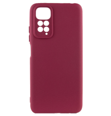 Чохол Silicone Cover Full Camera Xiaomi Redmi Note 11 Pro 5G marsala PLS-00-00103709