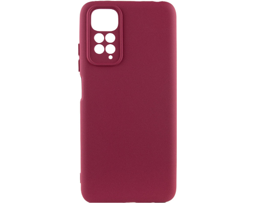 Чохол Silicone Cover Full Camera Xiaomi Redmi Note 11 Pro 5G marsala PLS-00-00103709