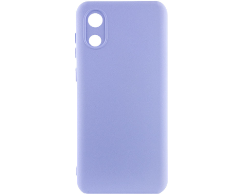 Чохол Silicone Cover Full Camera Samsung A032 Galaxy A03 Core elegant purple PLS-00-00103743