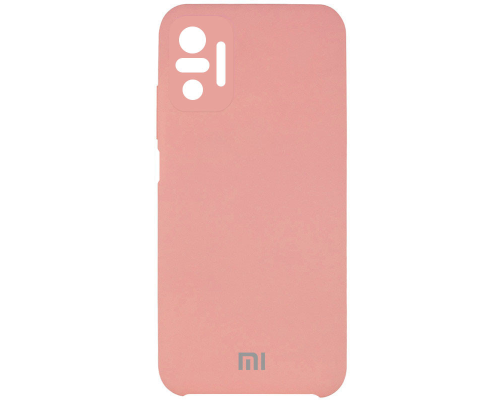 Чохол Silicone Cover Full Camera Xiaomi Redmi Note 10 Pro pink PLS-00-00103580