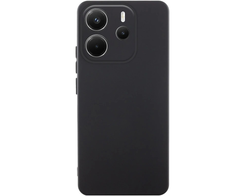 Чохол Silicone Cover Full Camera Xiaomi Redmi Note 14 4G (Global) black PLS-00-00140393