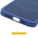 Чохол TechWoven Hybrid with Magnetic для iPhone 15 Pro blue PLS-00-00165295