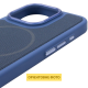 Чохол TechWoven Hybrid with Magnetic для iPhone 15 Pro blue PLS-00-00165295