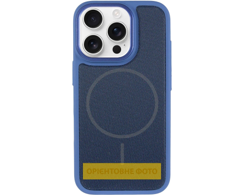 Чохол TechWoven Hybrid with Magnetic для iPhone 15 Pro blue PLS-00-00165295