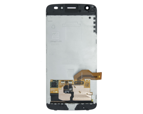 Дисплей Motorola XT1789 Moto Z2 Force з сенсором та рамкою black (Original Refurbished) PLS-00-00021397