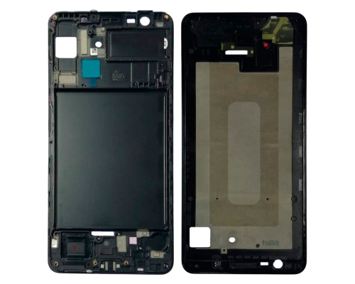 Рамка дисплея Samsung A750F Galaxy A7 2018 black PLS-00-00064150