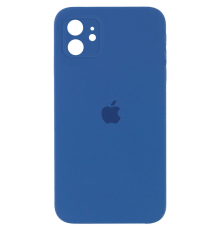 Чохол Silicone Case Квадратні Борти Full Camera iPhone 11 navy blue PLS-00-00097848
