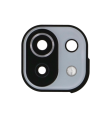 Скло камери Xiaomi Mi 11 Lite з рамкою white (Original) PLS-00-00074839