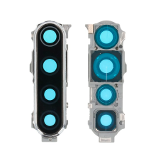 Скло камери Xiaomi Redmi Note 8 з рамкою silver PLS-00-00053190