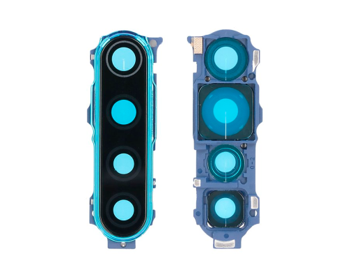 Скло камери Xiaomi Redmi Note 8 з рамкою blue PLS-00-00053189