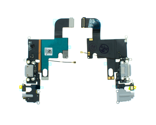 Шлейф iPhone 6 з роз'ємом зарядки gray (Original) PLS-00-00079112