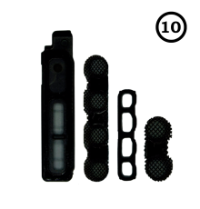 Набір захисних сіток для динаміка та мікрофона Apple iPhone XR (10 комплектів) PLS-00-00080401