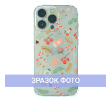 Чохол новорічний (різдвяний) WAVE Christmas Holiday iPhone 14 christmas time PLS-00-00101321