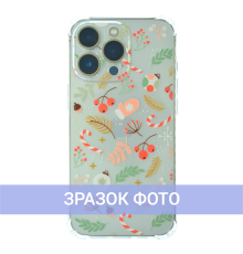 Чохол новорічний (різдвяний) WAVE Christmas Holiday iPhone 14 christmas time PLS-00-00101321