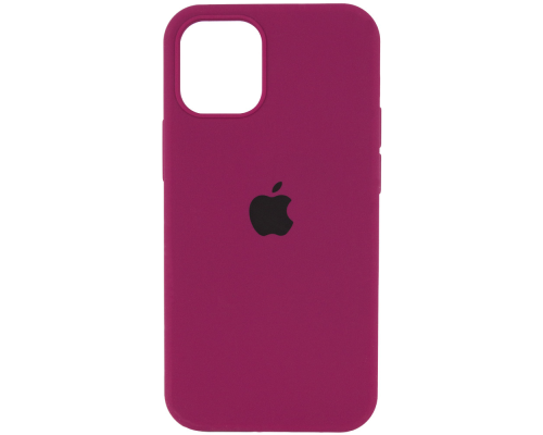 Чохол Silicone Case Full Protective iPhone 13 maroon PLS-00-00085778