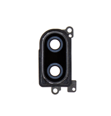 Скло камери Xiaomi Mi 8 Lite з рамкою black (Original) PLS-00-00080082