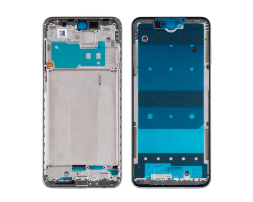 Рамка дисплея Xiaomi Redmi Note 9 Pro silver PLS-00-00067535
