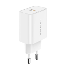 Зарядний пристрій Borofone BA57A 20W 3A 1USB-C white PLS-00-00075850