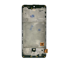 Дисплей Samsung A415 Galaxy A41 (2020) з сенсором та рамкою black (Original Refurbished) PLS-00-00069237