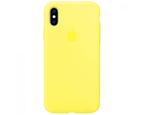 Чохол Silicone Case Full Protective iPhone XS Max yellow PLS-00-00071815