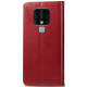 Чохол-книжка Leather GETMAN with card holder TECNO Camon 16 SE red PLS-00-00088213