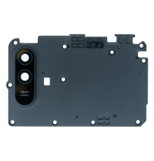 Скло камери Xiaomi Redmi 9A з рамкою black PLS-00-00079184