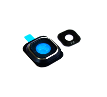 Скло камери Samsung G920 Galaxy S6 з рамкою blue PLS-00-00015347