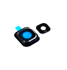 Скло камери Samsung G920 Galaxy S6 з рамкою blue PLS-00-00015347