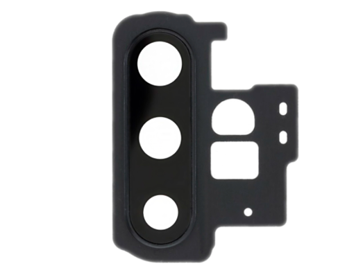 Скло камери Samsung N975 Galaxy Note 10 Plus з рамкою black (Original) PLS-00-00062707