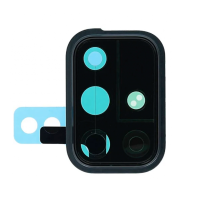 Скло камери Samsung A715F Galaxy A71 2020 з рамкою black (Original) PLS-00-00035669